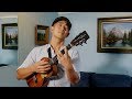 Jake Shimabukuro performs "Blue Roses Falling" backstage @ Aladdin Theater