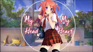 Download Lagu Nightcore - My Head \u0026 My Heart Ft. Ava Max (Lyrics) [NCR Release] MP3