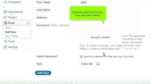 WordPress 3.0 - 08 - Users