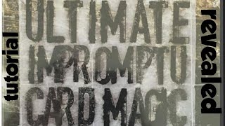 1 Truly AMAZING impromptu signed card transposition card trick revealed