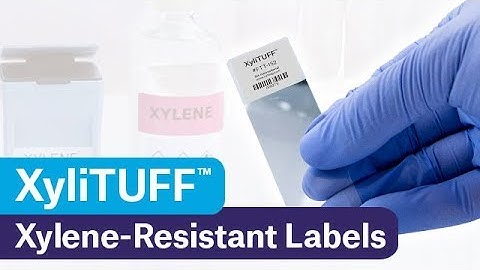 XyliTUFF™ -  Xylene-Resistant Microscope Slide Labels for Histology