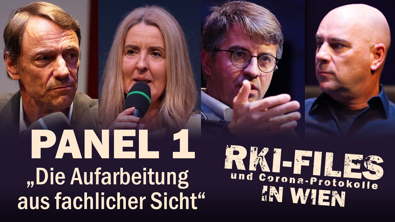 RKI-Files in Wien - Panel 2 mit Markus Haintz, Stefan Homburg, Madeleine Petrovic, Sabine Spögler