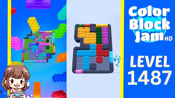 Color Block Jam Level 1487 Solution Walkthrough