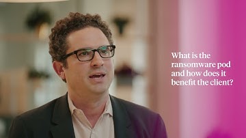 What is the ransomware pod and how does it benefit the client? | Marcello Antonucci