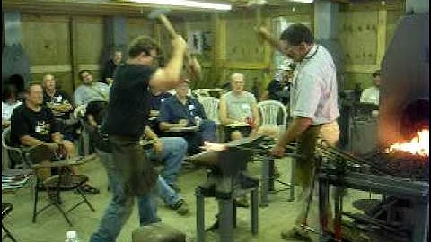 Mark Aspery and Gerald Boggs striking