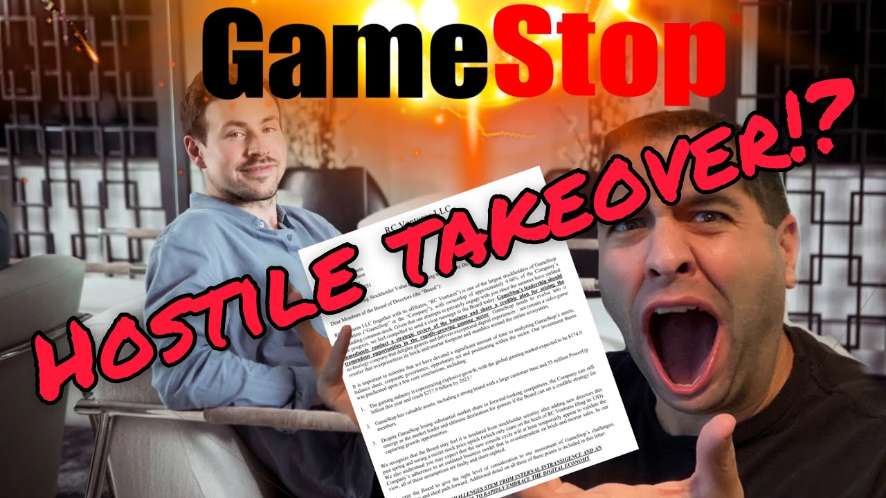 Ryan Cohen’s INTENSE GameStop Letter Just Now... HOSTILE TAKEOVER Incoming for $GME!?