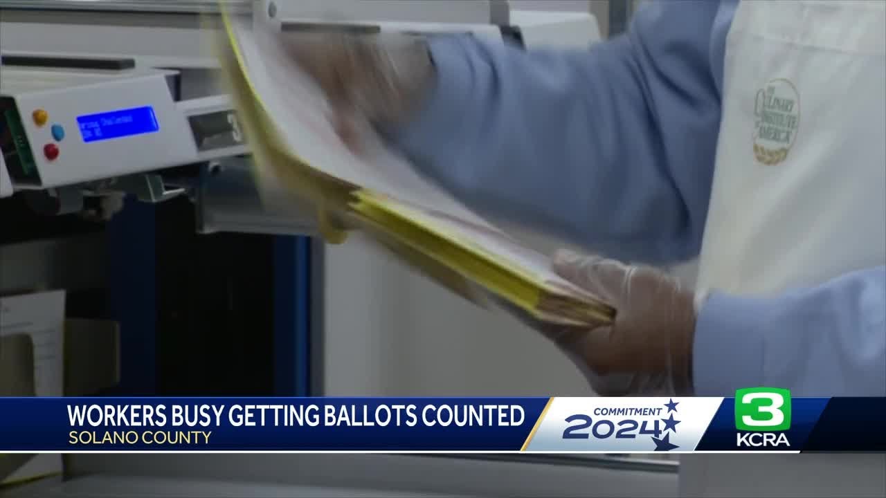 A look inside the ballot counting process in Solano County - YouTube