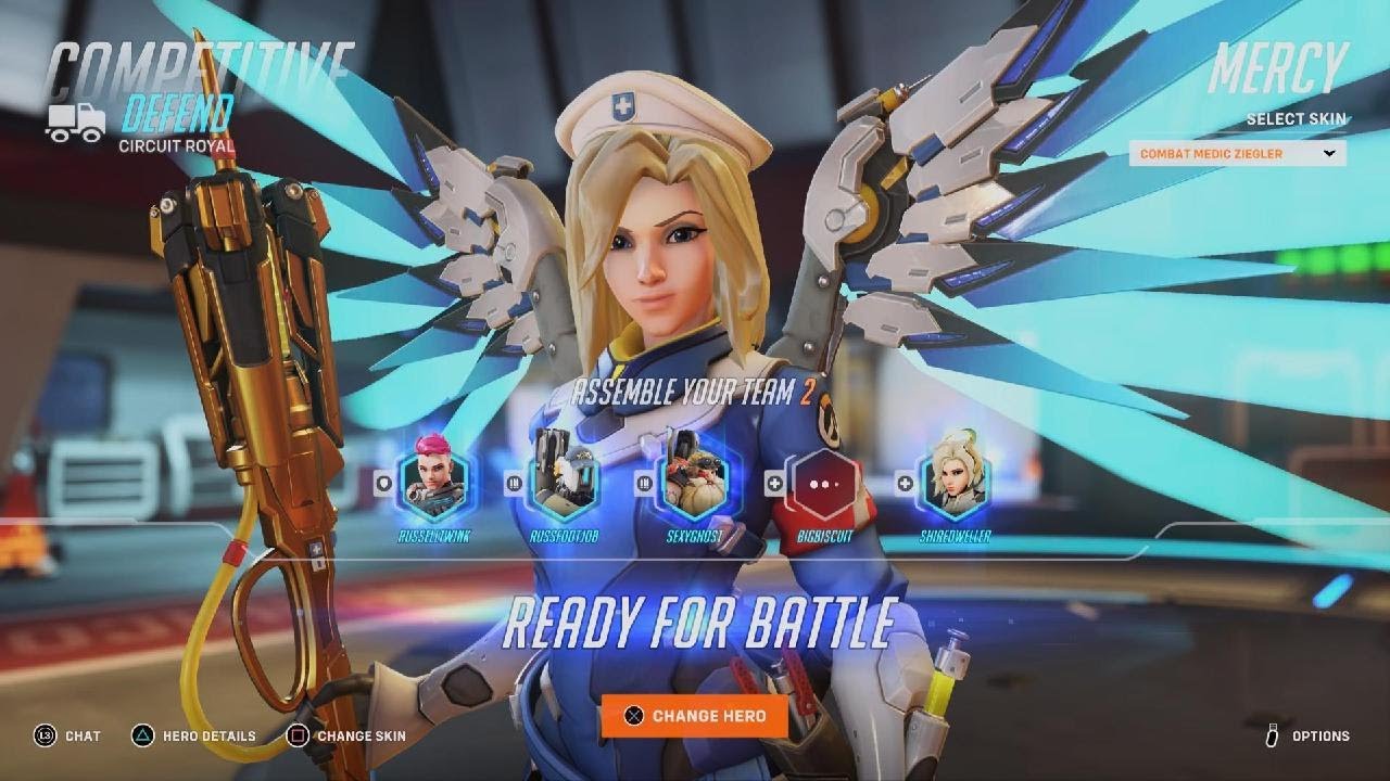 Overwatch 2 Competitive Mercy Gameplay - YouTube