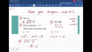 Check your progress unit 1 Q6 and 7