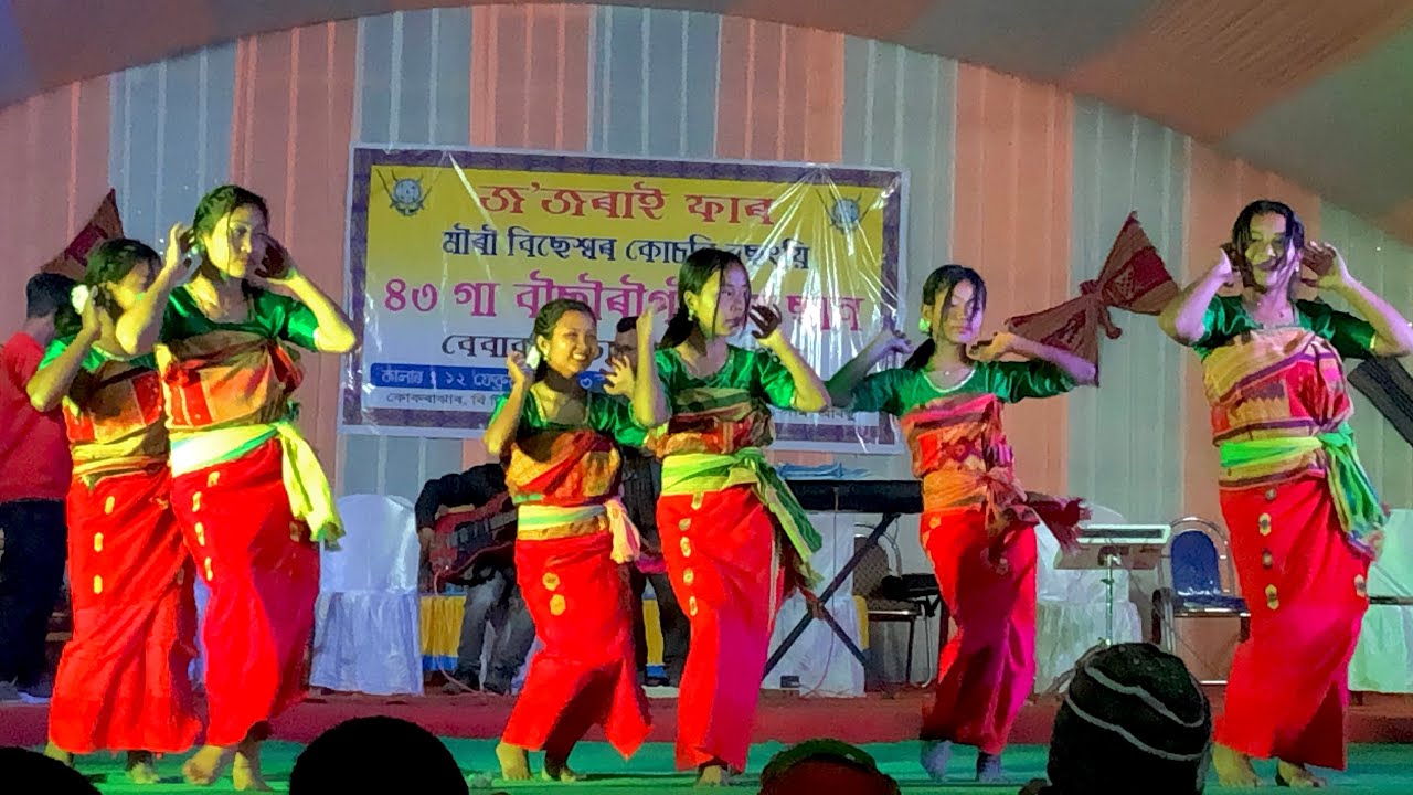 Pidan Bwswr  43rd Annual Foundation Day  Gaksha Girls Group Dance  New Rabha Video Song 2023