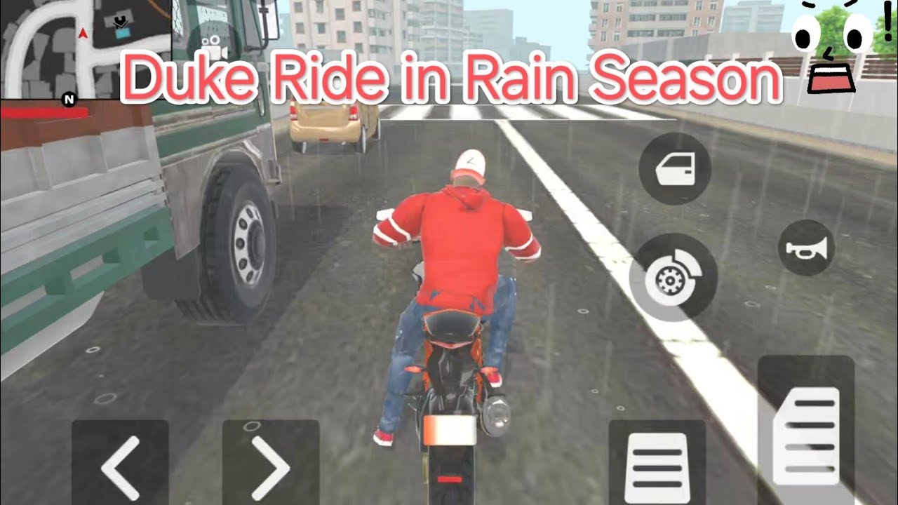 Indian GTA Game - Duke Ride in Rain Season 