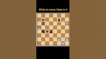 ||Mate in 4|| #shorts #cheses  #checkmate #learnchess  #tactics #chessforbeginners #chessmatetricks