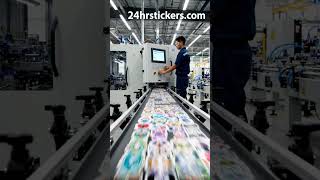 Satisfying Sticker Printing Process 😍