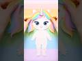 Watch This Unicorn Baby Come Alive! 🦄✨ | Rainbow Puzzle for Kids | Kidivibe #shorts #puzzleforkids