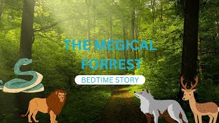 Goodnight megicalforest 🌳 | ULTIMATE Calming Bedtime Story for Babies and Toddlers with Rain Sounds