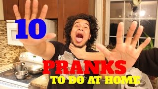 10 EASY PRANKS YOU CAN DO AT HOME !!!! ✔