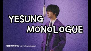 [INDO SUB] Yesung - MONOLOGUE (어떤날은)