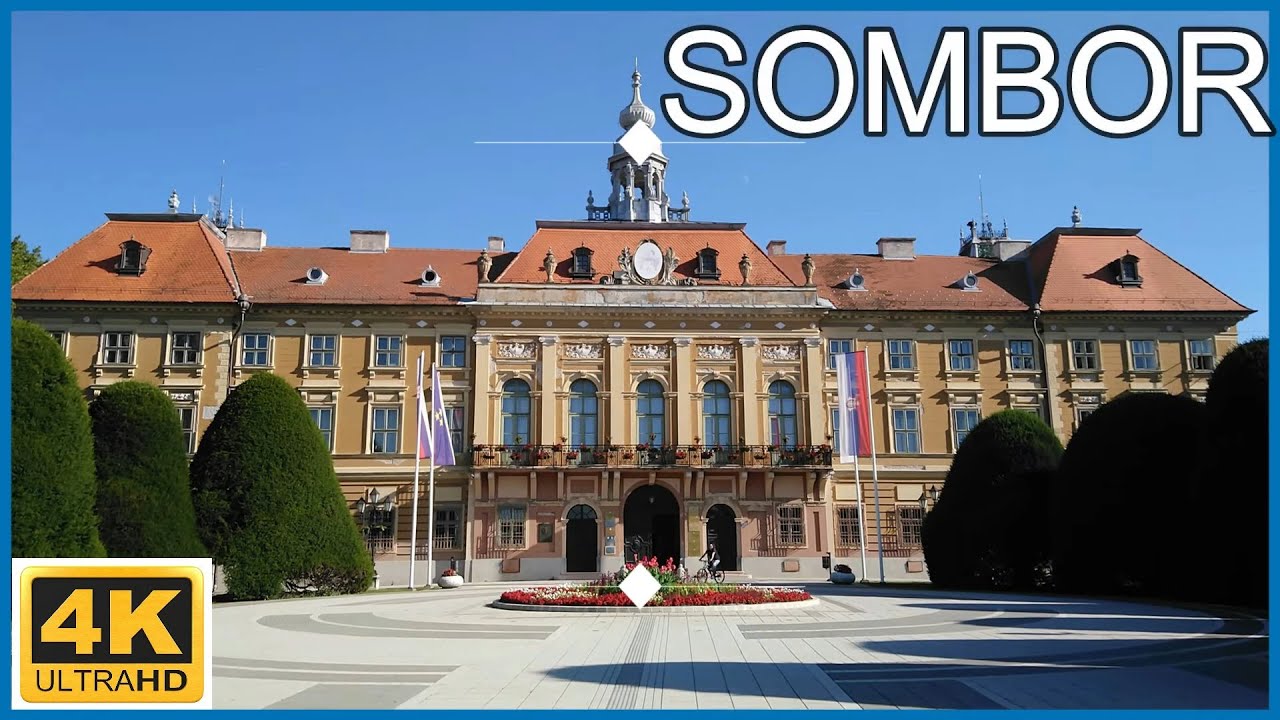 [4K] Sombor - Serbia🇷🇸Walking Tour - City Centre