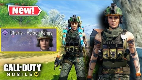 *NEW* Charly Poison Fangs Gameplay in COD Mobile Season 6 2023 | Templars Oath Battle Pass