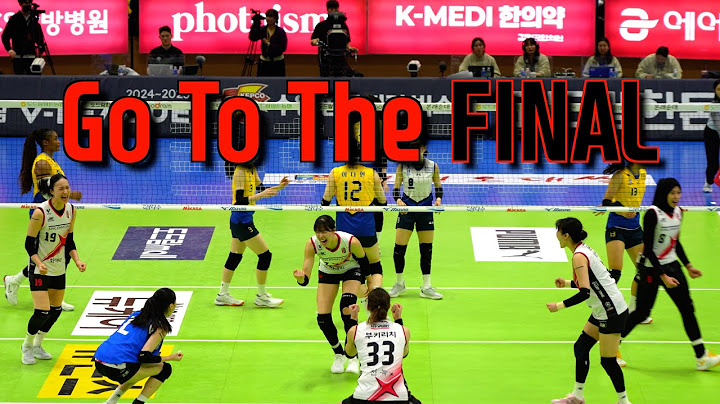 결승 진출! Go to the Final 🥳  { Playoff III } 💥정관장 RedSparks vs 현대건설 Hillstate  / 4세트 SET 4 / 3. 29. /