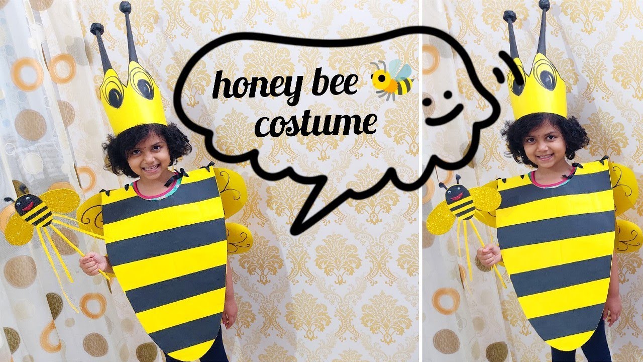 Bee Costume, Bee Bumble Bee Inspired Costume Set, Toddler Bee Suit