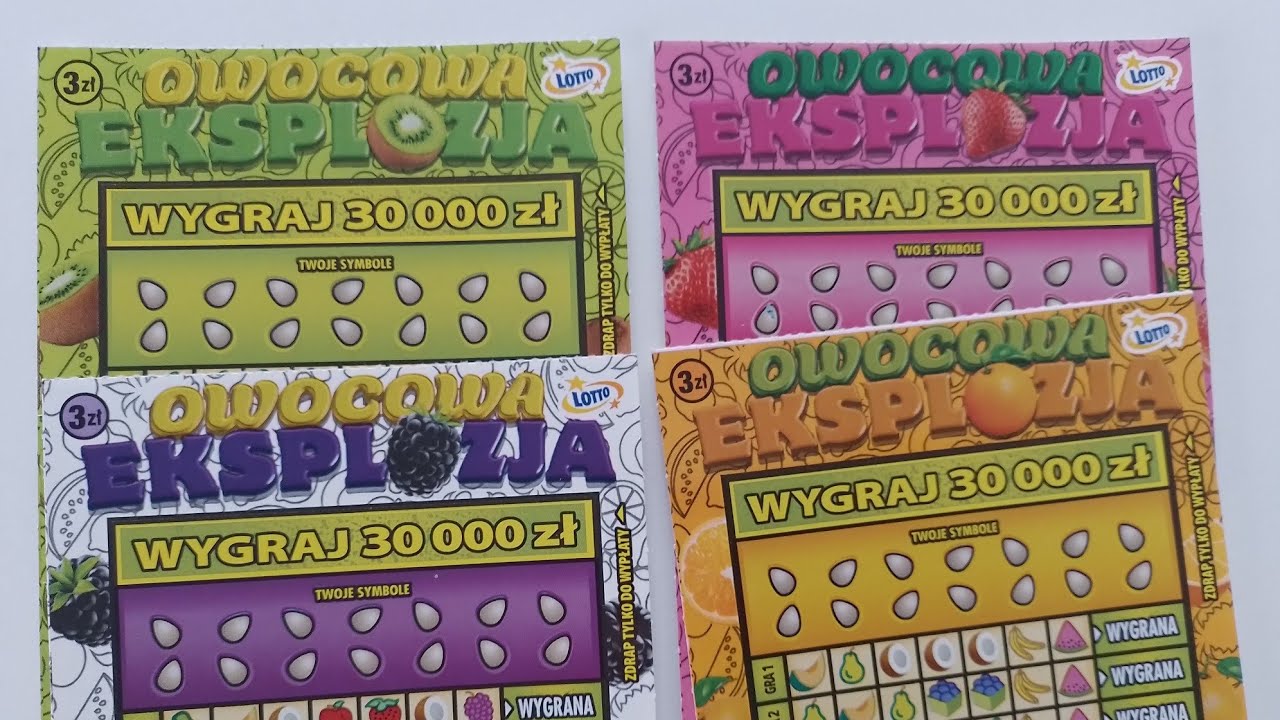 #216 wznowienie zdrapki owocowa eksplozja 🥝🍊🫐🍓🥑🍒🍌