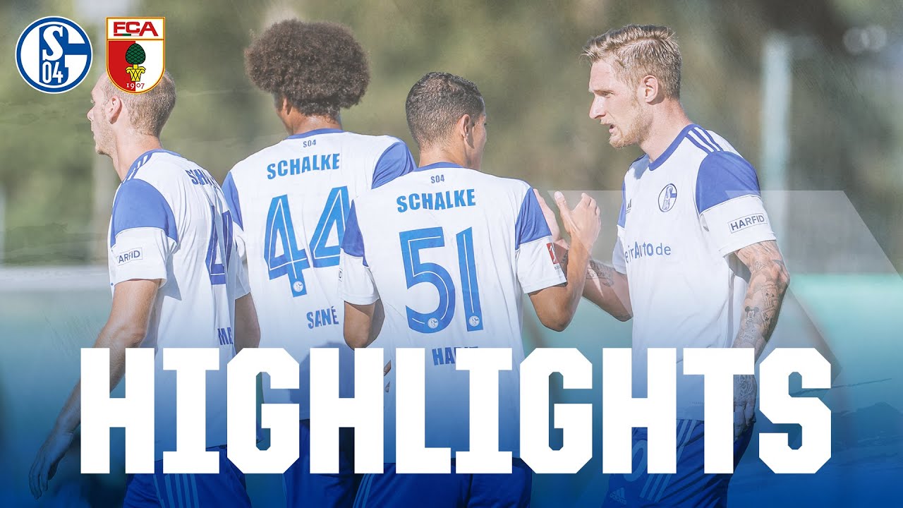 Spekulerer evne blive imponeret Gelungener Test zum Abschluss | FC Schalke 04 - FC Augsburg 1:1 | Highlights  & Stimmen - YouTube