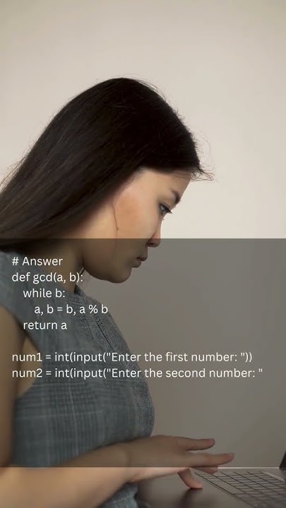 🔍 Finding the Greatest Common Divisor (GCD) in Python! 🧮 🐍 #gcd #python ...