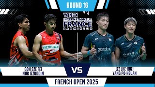 GOH Sze Fei/Nur IZZUDDIN vs LEE Jhe Huei/YANG Po Hsuan | YFO 2025 Badminton