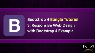 3. Responsive Web Page with Bootstrap 4 in Bangla | বুটস্ট্রাপ বাংলা টিউটোরিয়াল