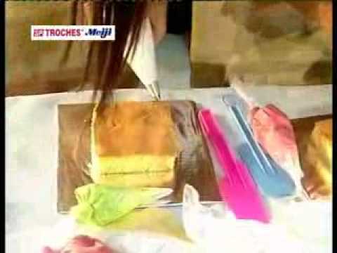 Cara Membuat & Menghias Cake Irit Telur Part 2. Ku...