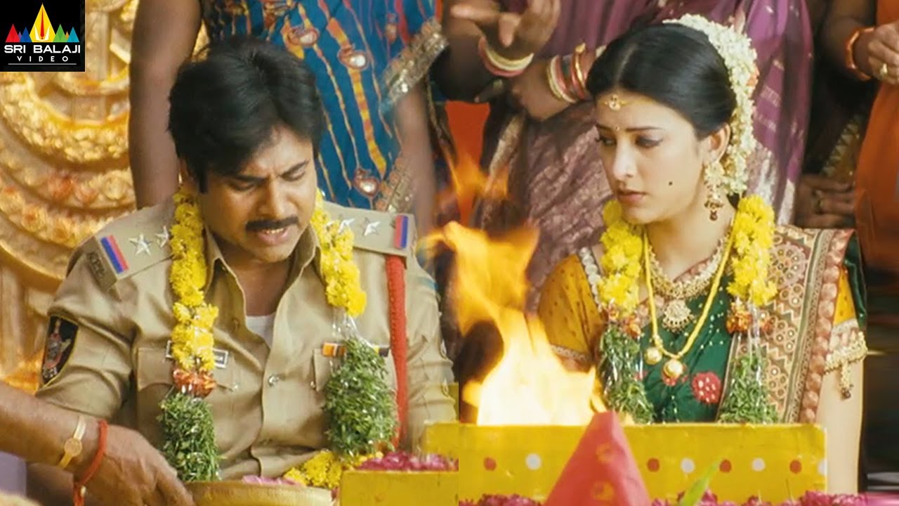Gabbar Singh Movie Pawan Kalyan and Shruti Haasan Marriage | Latest Telugu Scenes @SriBalajiMovies Gabbar Singh Movie Pawan Kalyan and Shruti Haasan Marriage | Latest Telugu Scenes @SriBalajiMovies