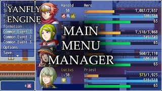 YEP.14 - Main Menu Manager - RPG Maker MV