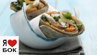 Мексиканская лепешка с начинкой. Бурито с курицей рецепт. Мексиканская лепешка с начинкой. Бурито с курицей рецепт.