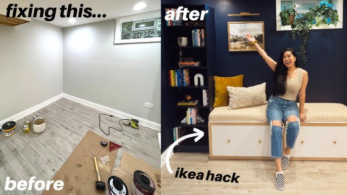 DIY: HAZ UN BANCO-ASIENTO-ALMACENAJE DE IKEA  Storage bench seating, Ikea  window seat, Diy storage bench