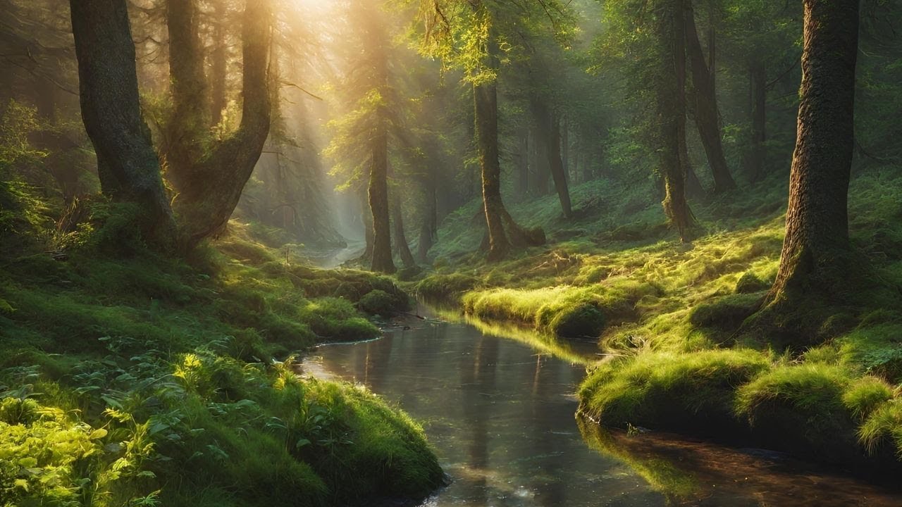 Springtime Stream Springtime Stream | 3 Hours Peaceful Spa Music - YouTube
