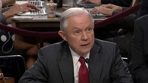AG Jeff Sessions denies collusion with Russia during hearing