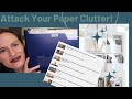 How to deal with PAPER CLUTTER! Declutter & Organize Paperwork (Tips from A Clutter Free January)