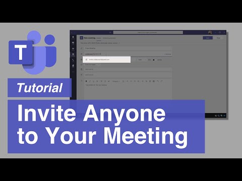 Microsoft Teams | Invite Anyone from Outside of Your Organisation to your Meeting
