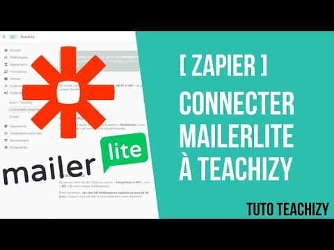 [Zapier] Connecter MailerLite à Teachizy