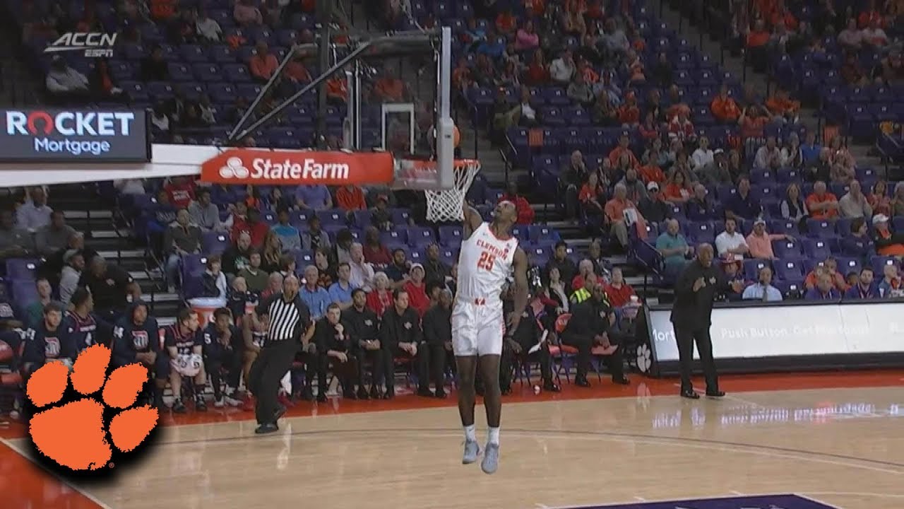 Clemson's Al-Amir Dawes With The Steal And Aamir Simms With The Dunk