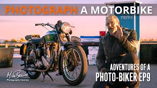 Photographing A Motorbike Lighting Tip [Mike Browne Photo Biker 9]