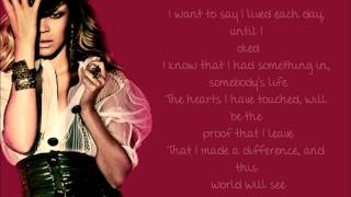 Beyoncè - I Was Here [HQ] Lyrics