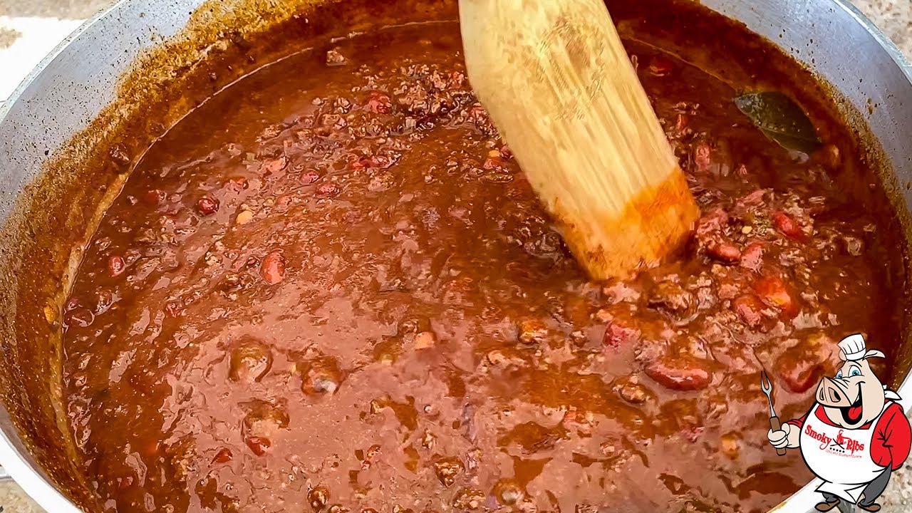 Chili With Beans Recipe Smoky Ribs BBQ YouTube
