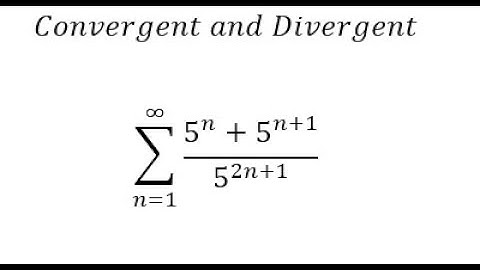 Pre-final Round 2023 IYMC - Convergent and Divergent - ∑_(n=1)^∞ (5^n+5^(n+1))/5^(2n+1)