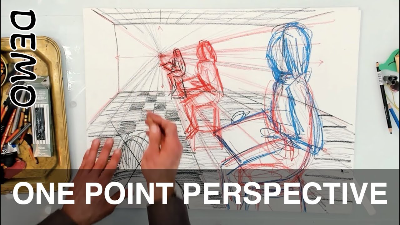 One-Point Perspective Drawing for Beginners (Step-by-Step + Examples) | FAST & Simple Tutorial