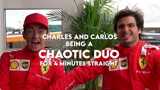 Charles and Carlos being a CHAOTIC duo for 4 minutes straight