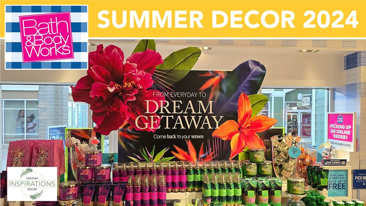 Tropical Candles and Gifts at BATH AND BODY WORKS 2024 YouTube
