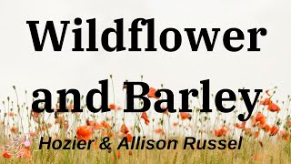 Wildflower and Barley - Hozier & Allison Russell | Lyrics #hozier #wildflowers  #tiktok #lyrics