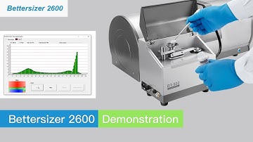 Bettersizer 2600 Demonstration with Corundum (Al2O3) sample